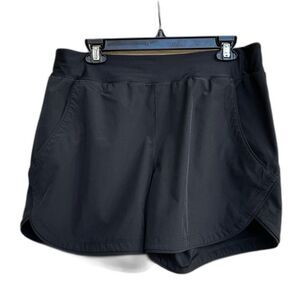 Lands' End Black Athletic Shorts - Women 12
